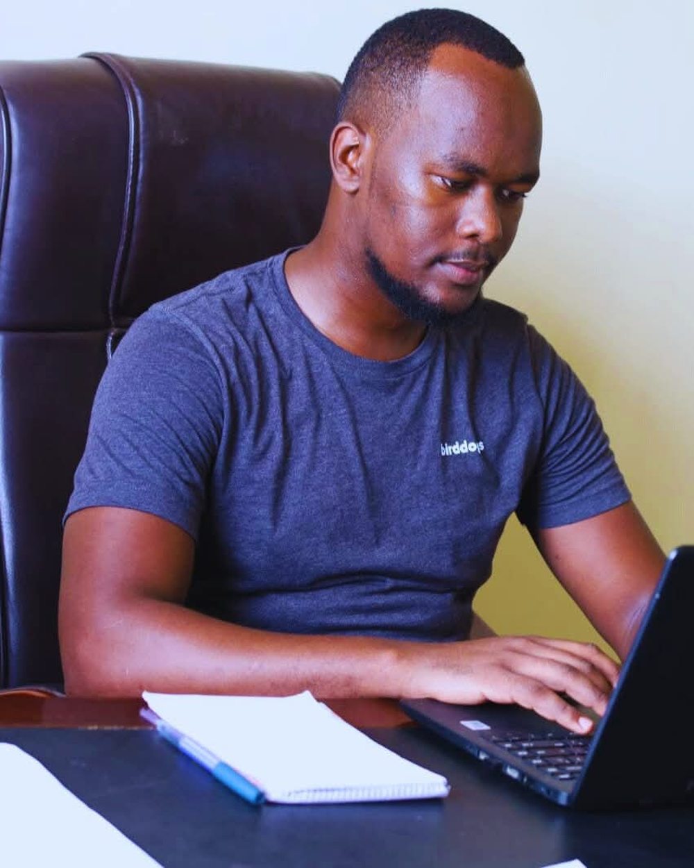 Njuguna Hilary at work